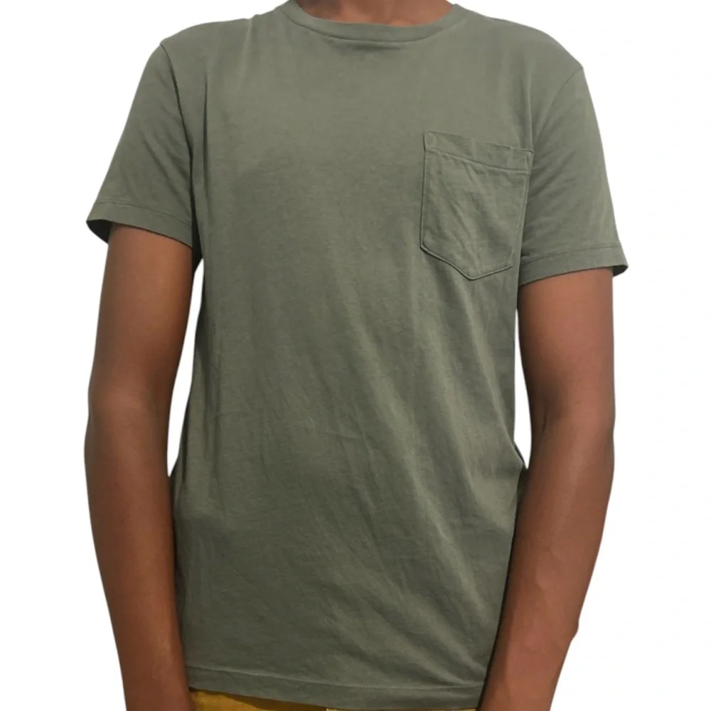 J. Crew Men's Crewneck Pocket T-Shirt - sage Green
